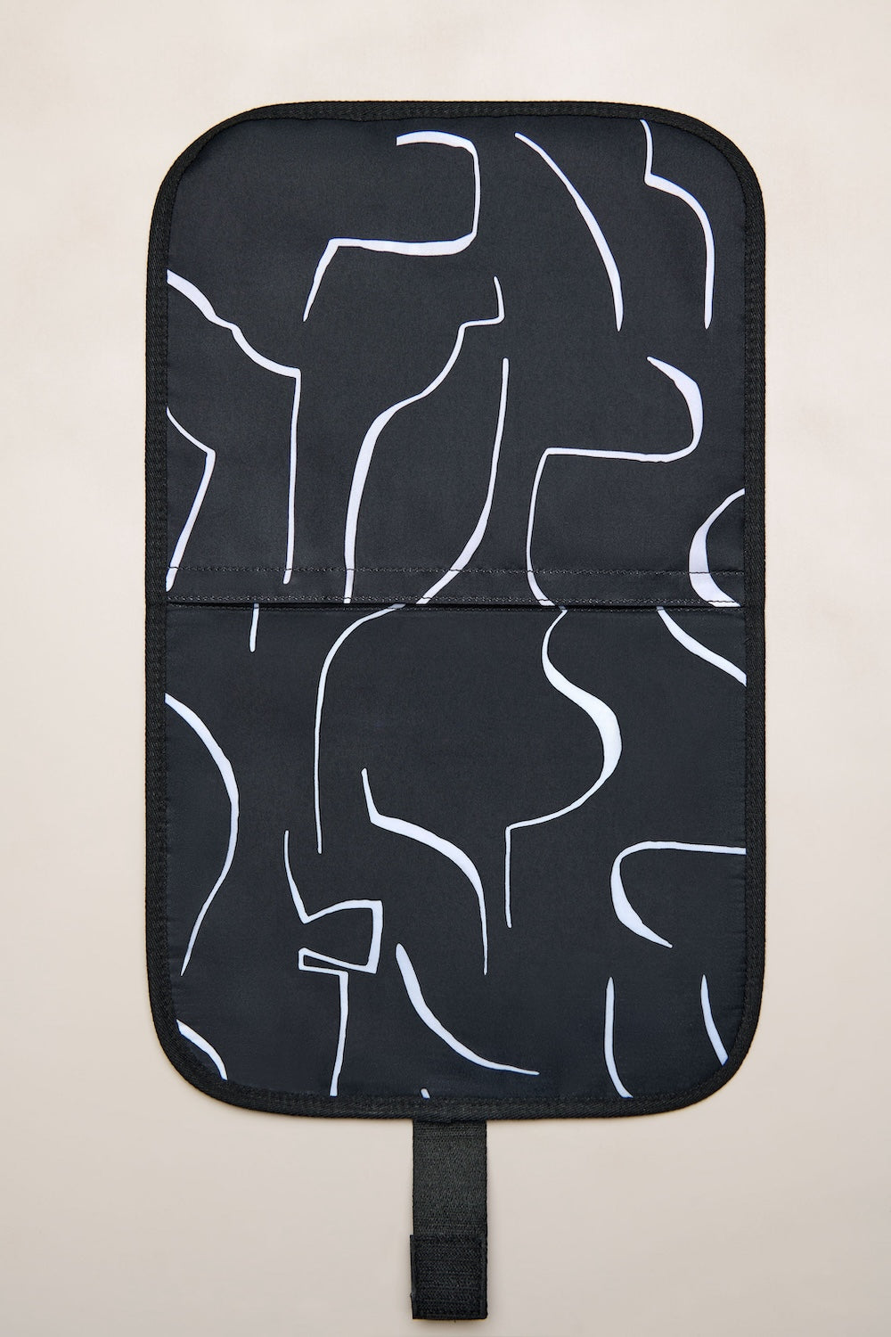 Black Heiych change mat and laptop sleeve