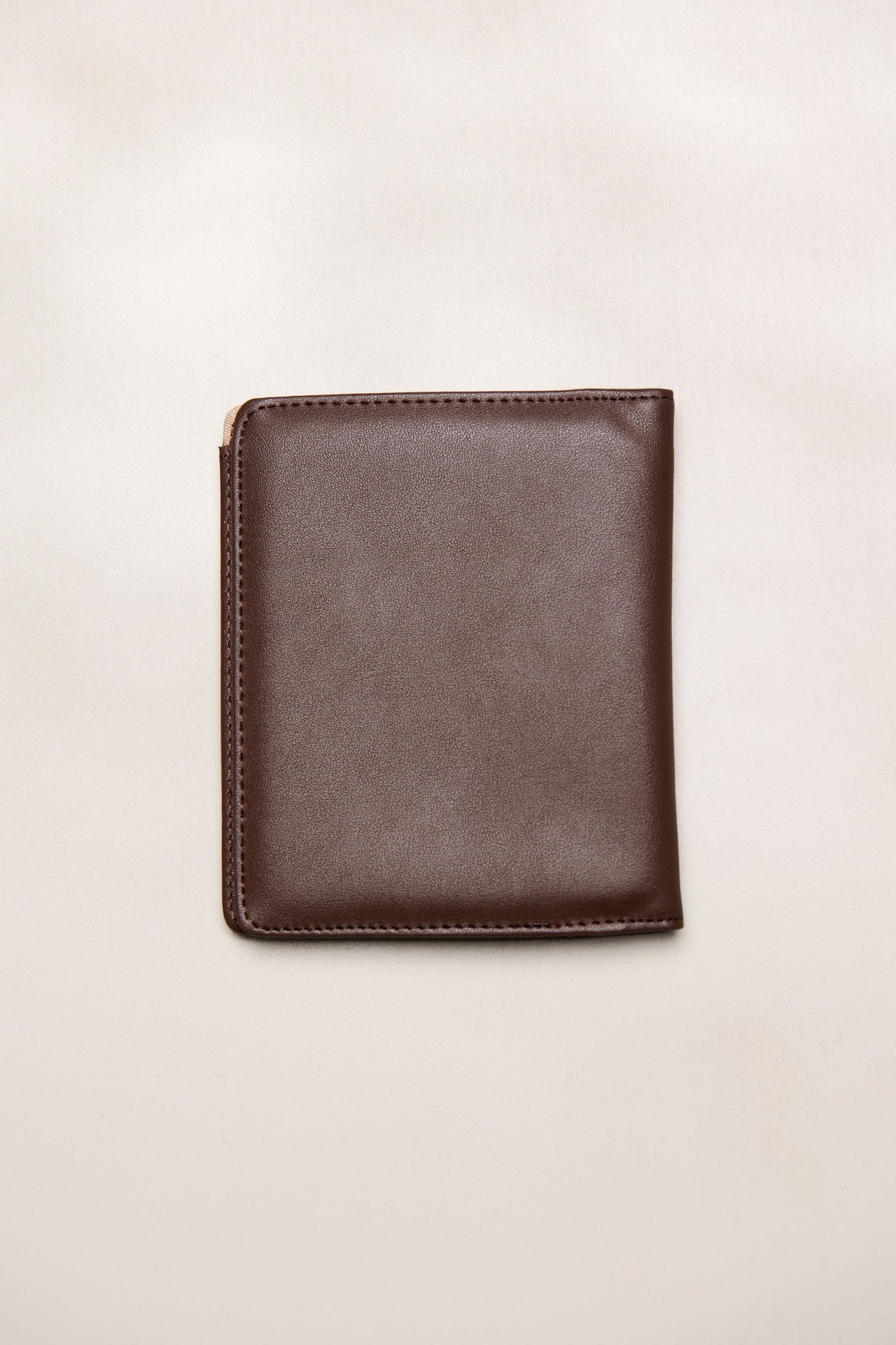 Chocolate Heiych passport wallet with card slots