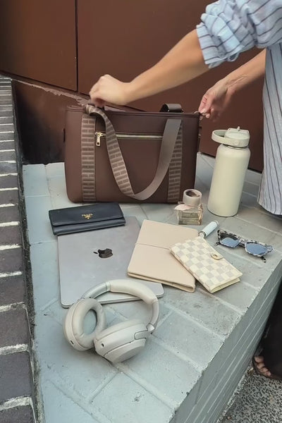 Chocolate Mini H Commuter Packing